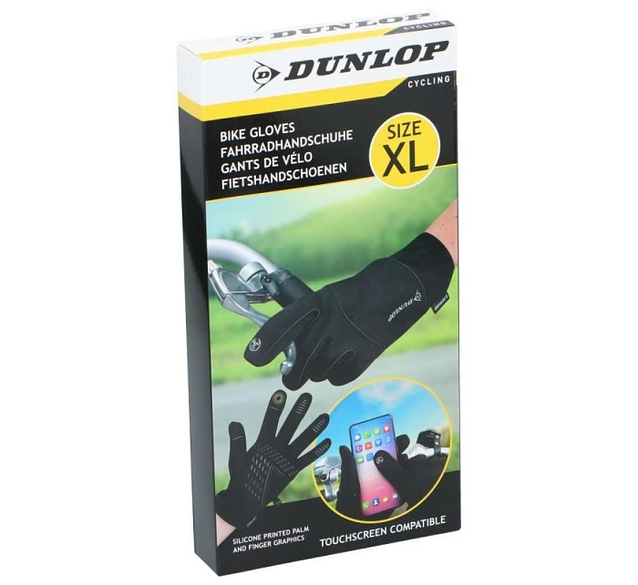 ZATEPLENÉ CYKLISTICKÉ RUKAVICE S DOTYKOVÝM DISPLEJEM SENIOR R.XL DUNLOP ZATEPLENÉ CYKLISTICKÉ RUKAVICE S DOTYKOVÝM DISPLEJEM SENIOR R.XL DUNLOP