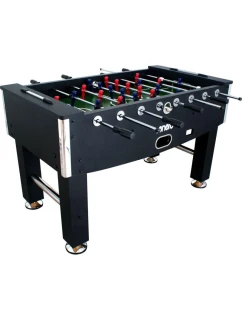 Stůl na stolní fotbal 142x76x88CM ČERNÝ