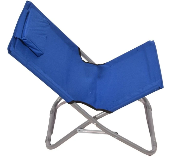 SKLÁDACÍ PLÁŽOVÉ LEHÁTKO S OPĚRKOU HLAVY 47X61X58CM NÁMOŘNICKÁ MODŘ SKLÁDACÍ PLÁŽOVÉ LEHÁTKO S OPĚRKOU HLAVY 47X61X58CM NÁMOŘNICKÁ MODŘ