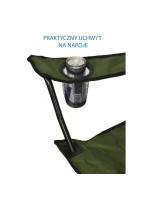 TURISTICKÁ SKLÁDACÍ ŽIDLE 50X50X80CM ZELENÁ TURISTICKÁ SKLÁDACÍ ŽIDLE 50X50X80CM ZELENÁ