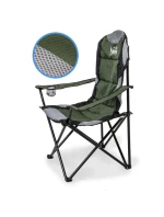TURISTICKÁ SKLÁDACÍ ŽIDLE LUX 60X60X105CM ZELENO-ČERNÁ