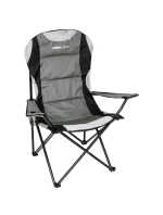 TURISTICKÁ SKLÁDACÍ ŽIDLE LUX 60X60X105CM ŠEDOČERNÁ