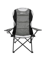 TURISTICKÁ SKLÁDACÍ ŽIDLE LUX 60X60X105CM ŠEDOČERNÁ