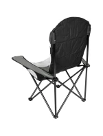 TURISTICKÁ SKLÁDACÍ ŽIDLE LUX 60X60X105CM ŠEDOČERNÁ