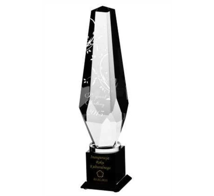 Trofeum szklane grawerowane z etui model 21828742 farbą Trofeum szklane grawerowane z etui model 21828742 farbą