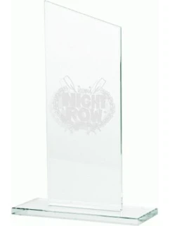 Gravírovaná skleněná trofej