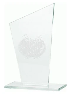 Gravírovaná skleněná trofej