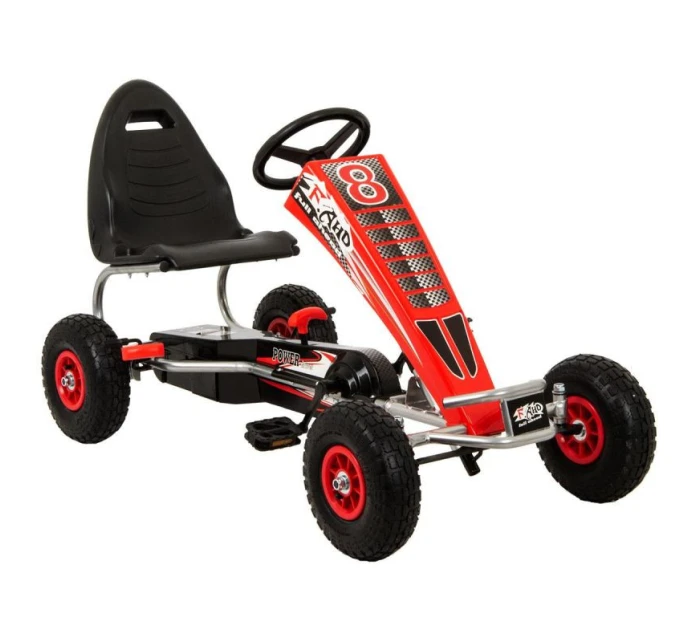 GOKART AUTO NA PEDAŁY ENERO 14 CZERWONY GOKART AUTO NA PEDAŁY ENERO 14 CZERWONY