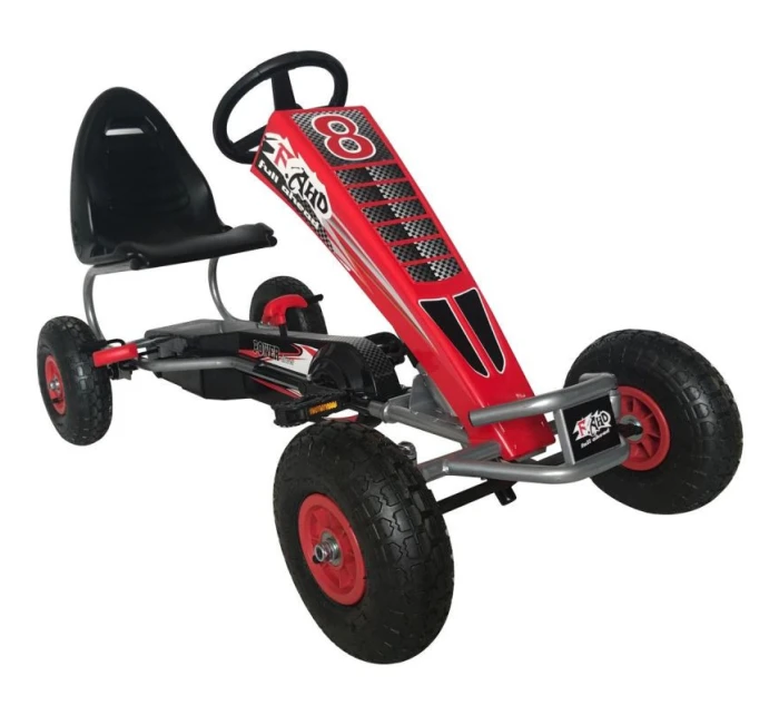 GOKART AUTO NA PEDAŁY ENERO 14 CZERWONY GOKART AUTO NA PEDAŁY ENERO 14 CZERWONY