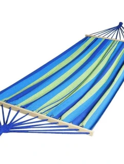 ZAHRADNÍ HOUPACÍ SÍŤ PRO 1 OSOBU 200X100CM S TYČÍ 1006048