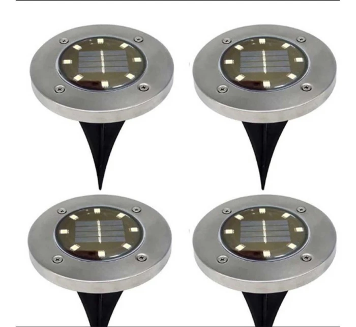 LAMPA SOLARNA 8 LED SMD DO WBICIA W PODŁOŻE KPL.4SZT LAMPA SOLARNA 8 LED SMD DO WBICIA W PODŁOŻE KPL.4SZT