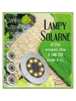 LAMPA SOLARNA 8 LED SMD DO WBICIA W PODŁOŻE KPL.4SZT LAMPA SOLARNA 8 LED SMD DO WBICIA W PODŁOŻE KPL.4SZT