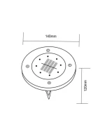 LAMPA SOLARNA 8 LED SMD DO WBICIA W PODŁOŻE KPL.4SZT LAMPA SOLARNA 8 LED SMD DO WBICIA W PODŁOŻE KPL.4SZT