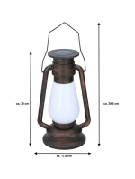 RETRO SOLÁRNÍ LAMPA TANČÍCÍ PLAMENY 54 LED SMD RETRO SOLÁRNÍ LAMPA TANČÍCÍ PLAMENY 54 LED SMD