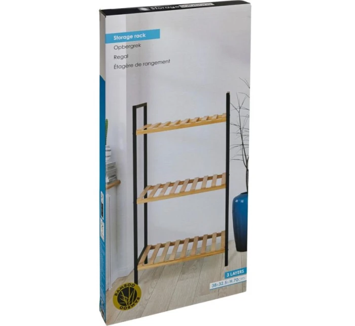 PÓŁKA REGAŁ NA BUTY 3 POZIOMY 38x32,5x70CM BAMBUS EXCELLENT HOUSEWARE PÓŁKA REGAŁ NA BUTY 3 POZIOMY 38x32,5x70CM BAMBUS EXCELLENT HOUSEWARE