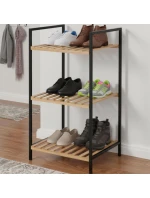 PÓŁKA REGAŁ NA BUTY 3 POZIOMY 38x32,5x70CM BAMBUS EXCELLENT HOUSEWARE PÓŁKA REGAŁ NA BUTY 3 POZIOMY 38x32,5x70CM BAMBUS EXCELLENT HOUSEWARE