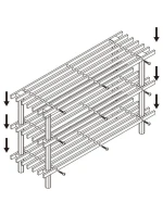 PÓŁKI REGAŁ NA BUTY 3 POZIOMY DREWNIANY ALPINA PÓŁKI REGAŁ NA BUTY 3 POZIOMY DREWNIANY ALPINA