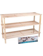 PÓŁKI REGAŁ NA BUTY 3 POZIOMY DREWNIANY ALPINA PÓŁKI REGAŁ NA BUTY 3 POZIOMY DREWNIANY ALPINA