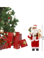 MIKOŁAJ ŚWIĄTECZNY DEKORACYJNY STOJĄCY DELUXE 30CM RED dětské MIKOŁAJ ŚWIĄTECZNY DEKORACYJNY STOJĄCY DELUXE 30CM RED dětské