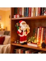 MIKOŁAJ ŚWIĄTECZNY DEKORACYJNY STOJĄCY DELUXE 30CM RED dětské MIKOŁAJ ŚWIĄTECZNY DEKORACYJNY STOJĄCY DELUXE 30CM RED dětské