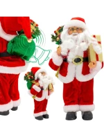 MIKOŁAJ ŚWIĄTECZNY DEKORACYJNY STOJĄCY DELUXE 30CM RED dětské MIKOŁAJ ŚWIĄTECZNY DEKORACYJNY STOJĄCY DELUXE 30CM RED dětské