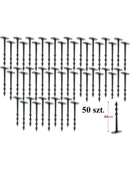 SZPILKI GROTY KOŁKI DO AGROWŁÓKNINY HARPOON PEG WYS. 20CM 50SZT dětské SZPILKI GROTY KOŁKI DO AGROWŁÓKNINY HARPOON PEG WYS. 20CM 50SZT dětské