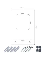 SKRZYNKA NA LISTY 21.5X9X31CM 1067537 SASKA GARDEN SKRZYNKA NA LISTY 21.5X9X31CM 1067537 SASKA GARDEN