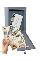 SKRZYNKA NA LISTY 21.5X9X31CM 1067537 SASKA GARDEN SKRZYNKA NA LISTY 21.5X9X31CM 1067537 SASKA GARDEN