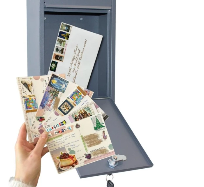 SKRZYNKA NA LISTY 21.5X9X31CM 1067537 SASKA GARDEN SKRZYNKA NA LISTY 21.5X9X31CM 1067537 SASKA GARDEN