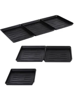 OCIEKACZ NA BUTY PODSTAWKA NA KWIATY MISKĘ DLA ZWIERZĄT CZARNY 3 SZT OCIEKACZ NA BUTY PODSTAWKA NA KWIATY MISKĘ DLA ZWIERZĄT CZARNY 3 SZT