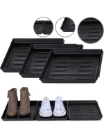 OCIEKACZ NA BUTY PODSTAWKA NA KWIATY MISKĘ DLA ZWIERZĄT CZARNY 3 SZT OCIEKACZ NA BUTY PODSTAWKA NA KWIATY MISKĘ DLA ZWIERZĄT CZARNY 3 SZT