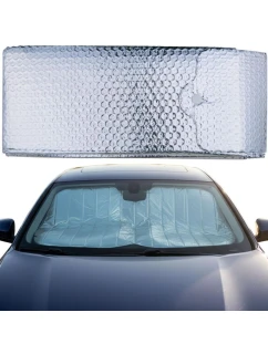 PRZECIWSŁONECZNA OSŁONA NA SZYBĘ MOCOWANA NA LUSTERKO SKŁADANA 130x60CM DUNLOP