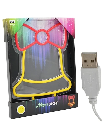 FIGURKA NEONOVÉ ZVONOVÉ LAMPY FIGURKA NEONOVÉ ZVONOVÉ LAMPY