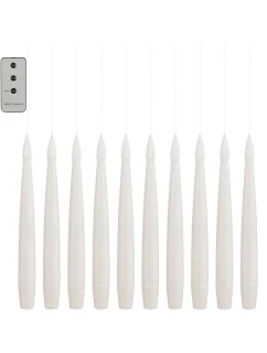 LAMPKI ŚWIECZKI WISZĄCE ŁAŃCUCH ŚWIETLNY 10 LED CIEPŁY BIAŁY LUCA