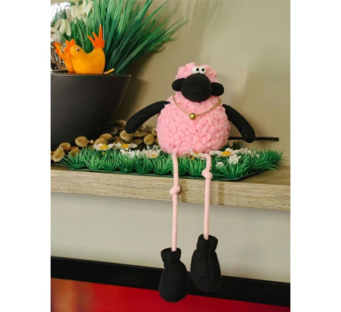 BARANEK SIEDZĄCY RÓŻOWY 10+25CM DEKORACJA WIOSENNA dětské BARANEK SIEDZĄCY RÓŻOWY 10+25CM DEKORACJA WIOSENNA dětské