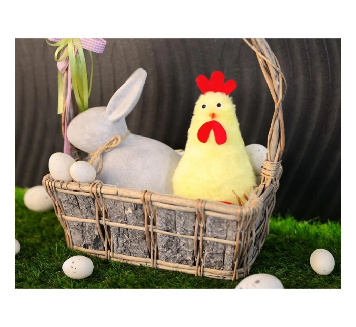 KURA STOJĄCA 17CM DEKORACJA WIOSENNA KURA STOJĄCA 17CM DEKORACJA WIOSENNA