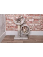 DRAPAK DLA KOTA Z DWOMA LEGOWISKAMI 50CM DRAPAK DLA KOTA Z DWOMA LEGOWISKAMI 50CM