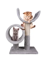 DRAPAK DLA KOTA Z DWOMA LEGOWISKAMI 50CM DRAPAK DLA KOTA Z DWOMA LEGOWISKAMI 50CM