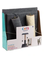 DRAPAK DRZEWKO DLA KOTA 59CM 2 PIŁECZKI DRAPAK DRZEWKO DLA KOTA 59CM 2 PIŁECZKI