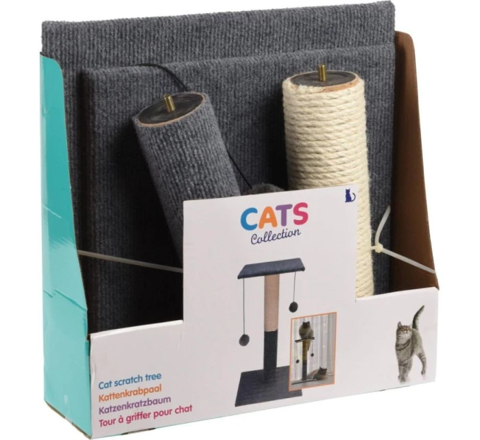 DRAPAK DRZEWKO DLA KOTA 59CM 2 PIŁECZKI DRAPAK DRZEWKO DLA KOTA 59CM 2 PIŁECZKI