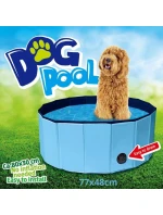 BASEN OGRODOWY SKŁADANY DLA PSA 80X30CM NIEBIESKI MAXXPRO BASEN OGRODOWY SKŁADANY DLA PSA 80X30CM NIEBIESKI MAXXPRO