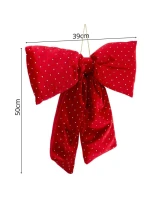 KOKARDA DEKORACYJNA CZERWONA 39x50CM MICA KOKARDA DEKORACYJNA CZERWONA 39x50CM MICA