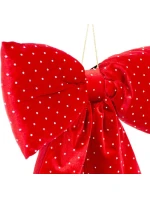 KOKARDA DEKORACYJNA CZERWONA 39x50CM MICA KOKARDA DEKORACYJNA CZERWONA 39x50CM MICA