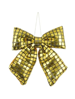 KOKARDA DEKORACYJNA ZŁOTA 15x17CM MICA