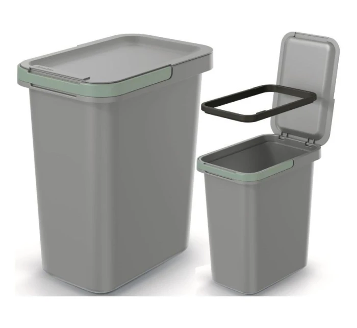 ŚMIETNIK KOSZE NA ŚMIECI 12 L SYSTEMA SORTIBOX SMOOTH GRAY dětské ŚMIETNIK KOSZE NA ŚMIECI 12 L SYSTEMA SORTIBOX SMOOTH GRAY dětské