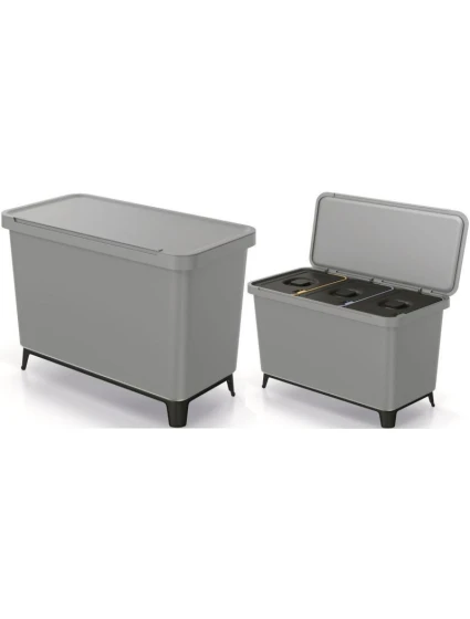 SORTIBOX 3W1 SMOOTH GRAY odpadkový koš SORTIBOX 3W1 SMOOTH GRAY odpadkový koš