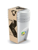 ŚMIETNIK KOSZE NA ŚMIECI 35 L SORTIBOX SET3 SZT. POPIELATY dětské ŚMIETNIK KOSZE NA ŚMIECI 35 L SORTIBOX SET3 SZT. POPIELATY dětské
