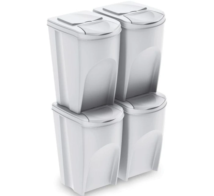 ODPADKOVÉ KOŠE 35 L SORTIBOX SET4 BALENÍ DIETNÍ ŠEDÁ ODPADKOVÉ KOŠE 35 L SORTIBOX SET4 BALENÍ DIETNÍ ŠEDÁ