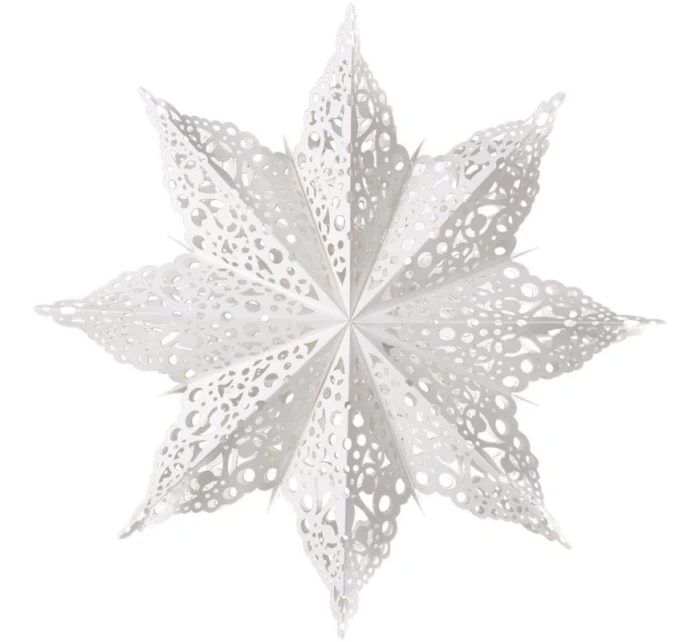 DEKORACJA PAPIEROWA PŁATEK ŚNIEGU ŚR. 64 CM BIAŁY DELUXE dětské DEKORACJA PAPIEROWA PŁATEK ŚNIEGU ŚR. 64 CM BIAŁY DELUXE dětské