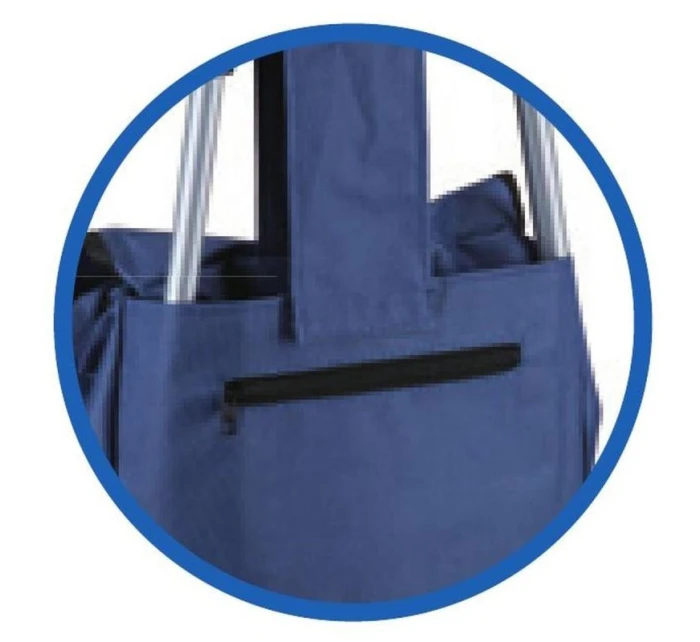 NÁKUPNÍ VOZÍK NA KOLEČKÁCH S RÁMEM 25L MODRÝ NÁKUPNÍ VOZÍK NA KOLEČKÁCH S RÁMEM 25L MODRÝ